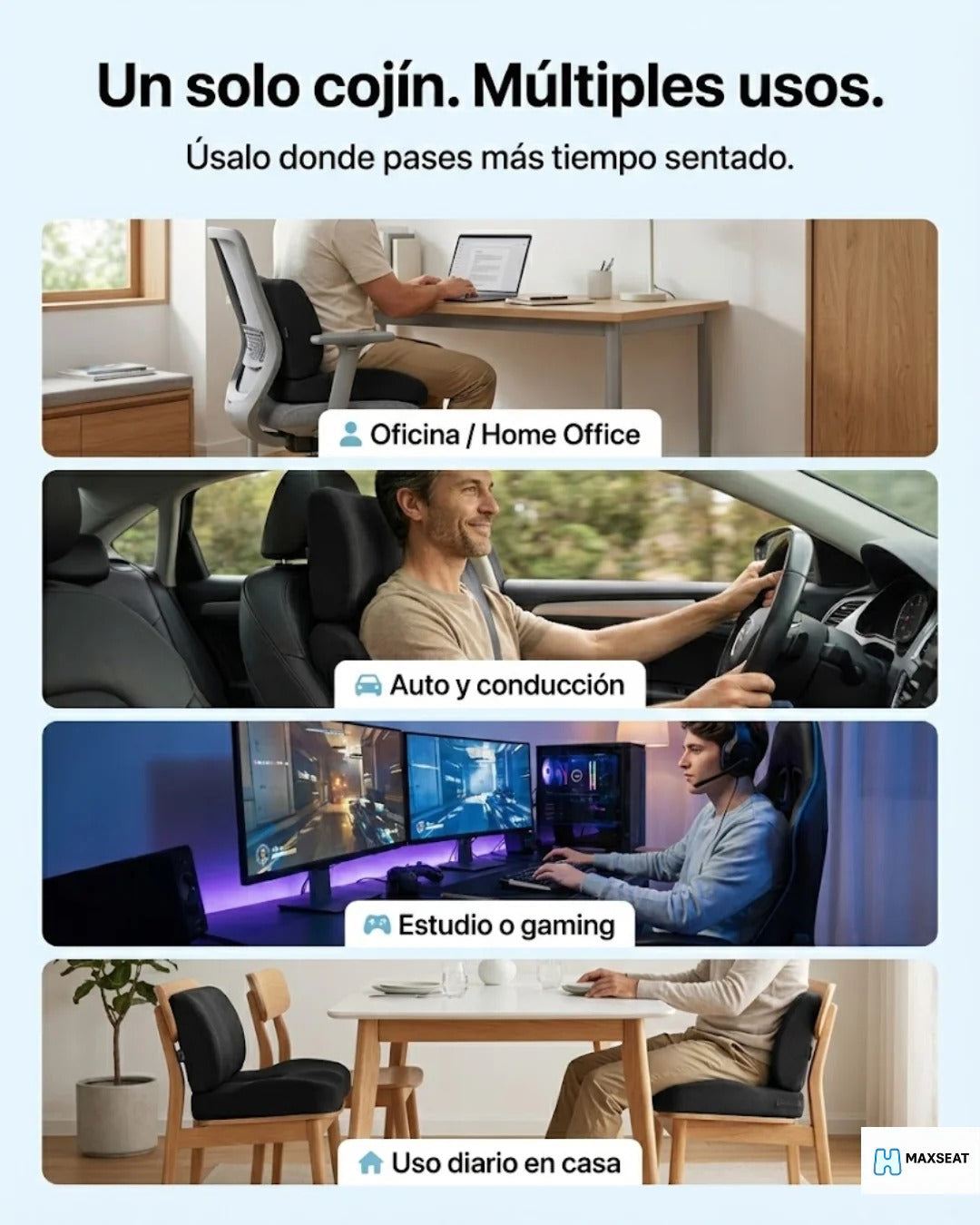Cojín Ortopédico Ergonómico detalle