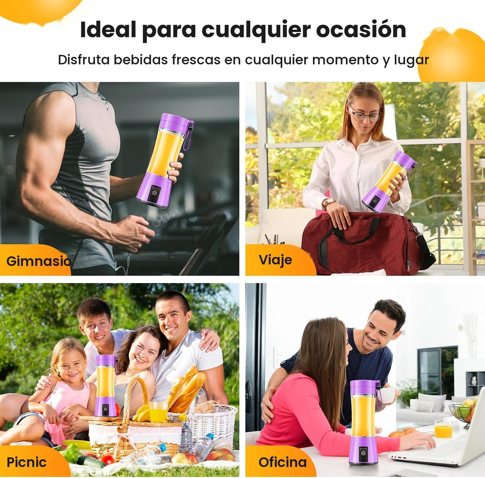 Mini Licuadora Portátil — Batidos donde estés, recargable USB