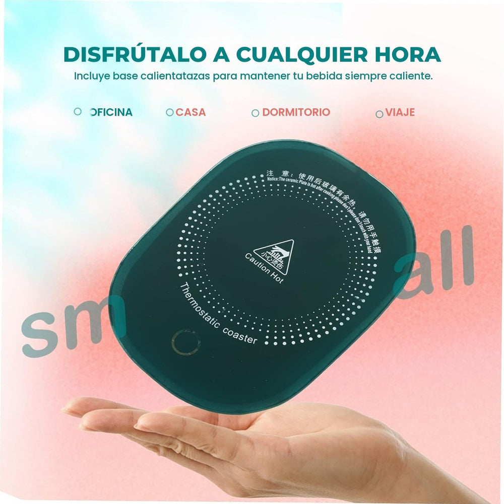 Calentador de Taza — Mantén tu café caliente a temperatura constante, con sensor