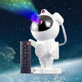 Proyector Astronauta — Galaxia y estrellas con parlante Bluetooth, 8 modos y control remoto