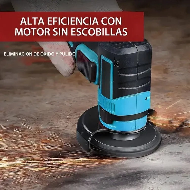 Amoladora Angular Brushless a Batería 125 mm 20V — Kit con Maletín detalle