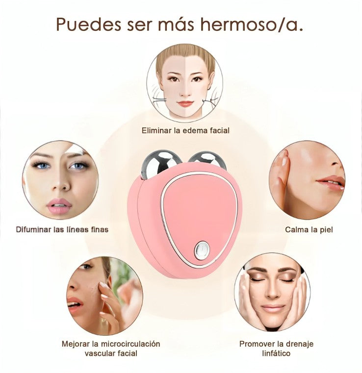 Masajeador Facial de Microcorriente detalle