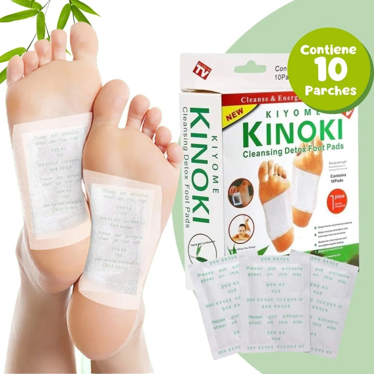 Parches Kinoki para Pies detalle