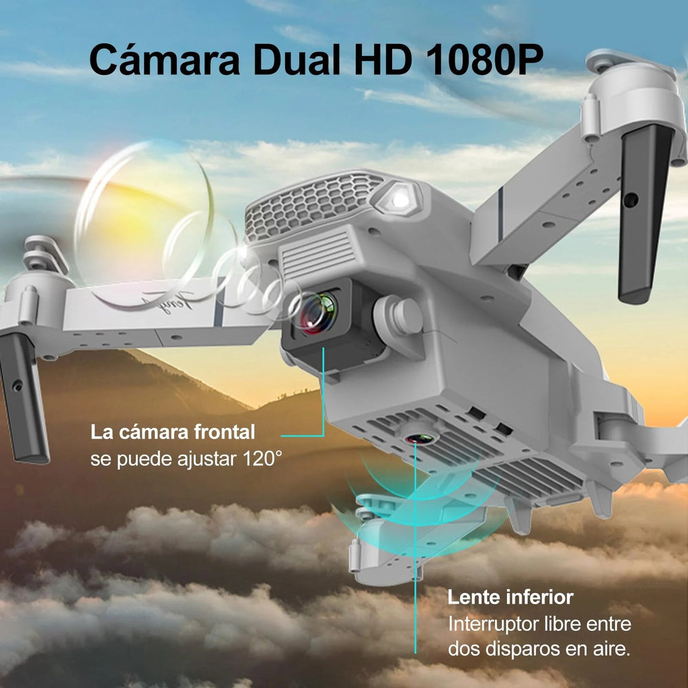 Dron Plegable con Cámara HD y Estuche ficha