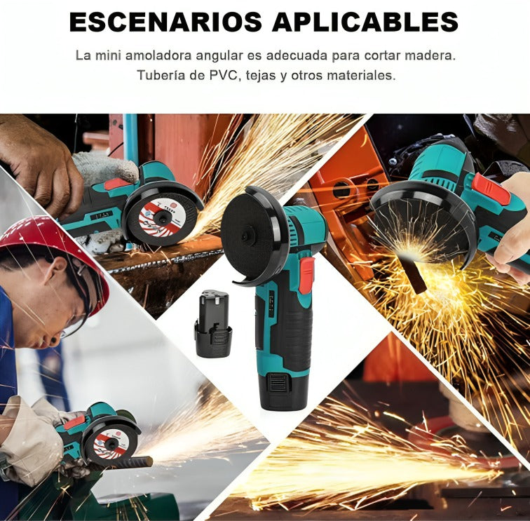 Amoladora Angular Brushless a Batería 125 mm 20V — Kit con Maletín ficha