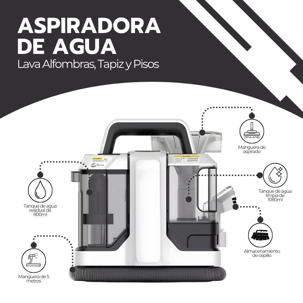 Tanques, manguera de 5 metros y boquillas