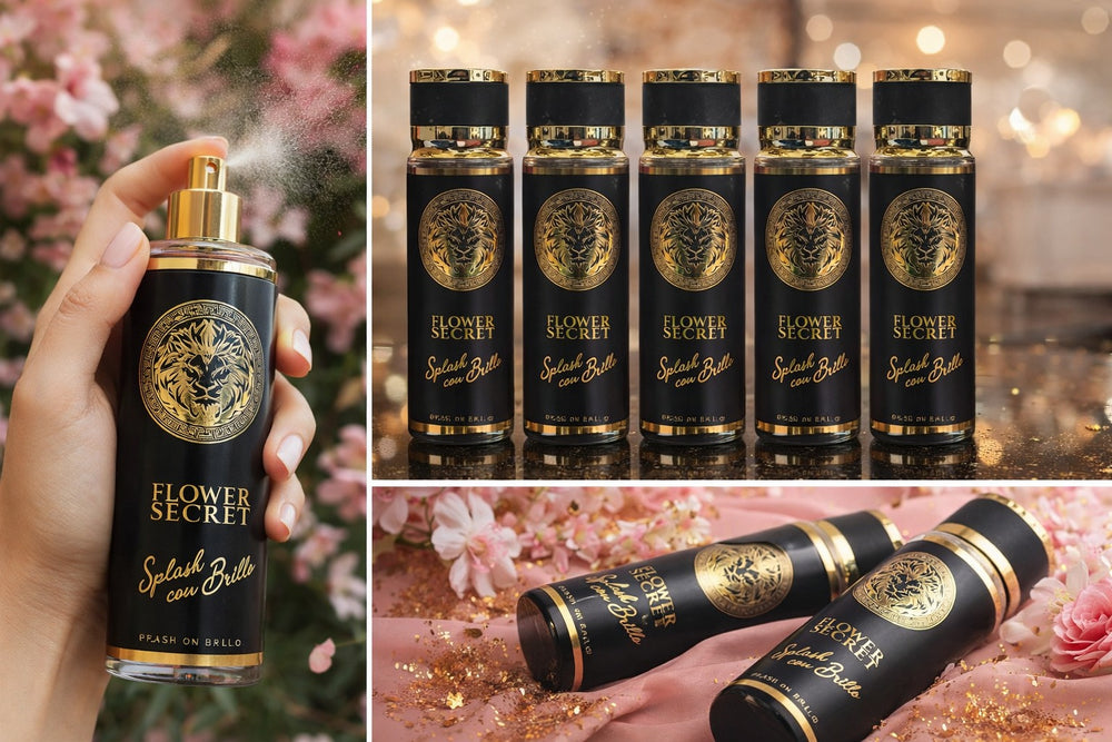 Perfume Árabe Flower Secret — Splash con Brillo 250 ml estilo