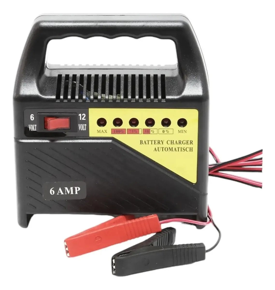 Pinzas y cable del cargador de auto