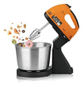 Batidora de Productos — Con bowl giratorio de 2 L, 7 velocidades, 2 batidores y 2 ganchos