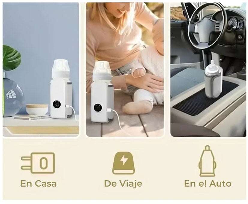 Usos del calentador de leche: casa, viaje y auto