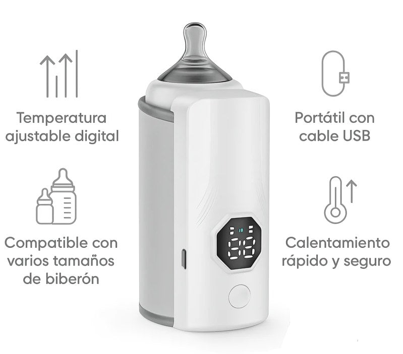Temperatura ajustable digital del calentador de leche