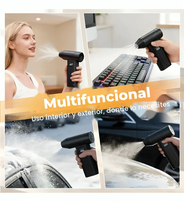 Usos multifuncionales del soplador de aire X9