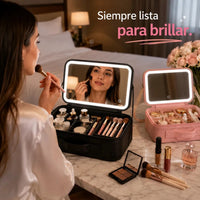 Maquíllate con el espejo de luz LED