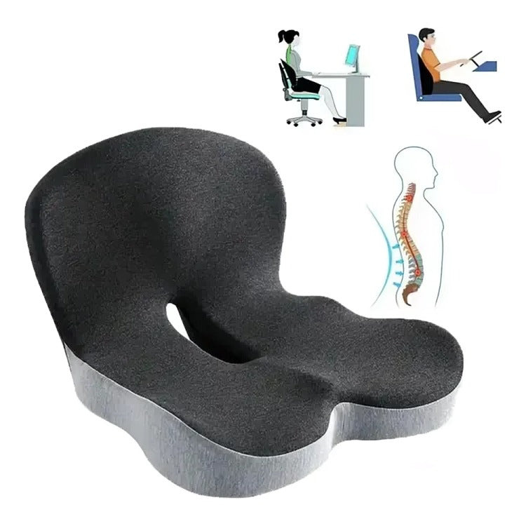 Cojín ortopédico ergonómico para oficina, auto y casa
