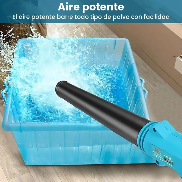 Soplador con Batería — Sopla y aspira 2 en 1, inalámbrico 18V