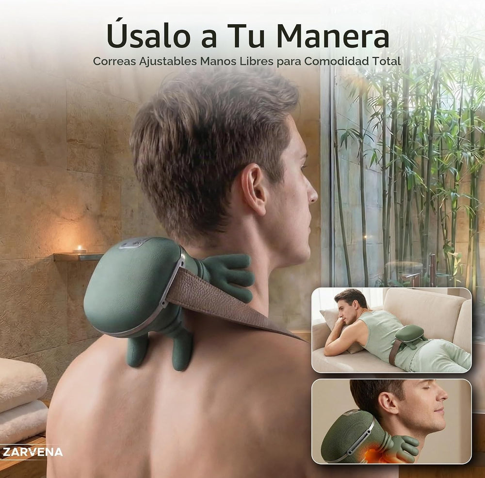 Correa ajustable manos libres para usarlo en cuello, hombros y espalda