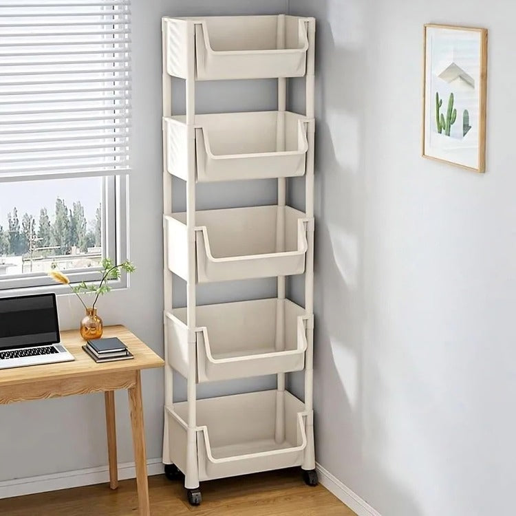 Estantería Multifuncional — Carrito Organizador con Ruedas