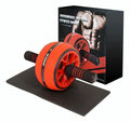Abs Roller — rueda de ejercicio abdominal con rodillera y mango antideslizante, para abdomen y core