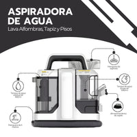 Tanques y manguera de la máquina