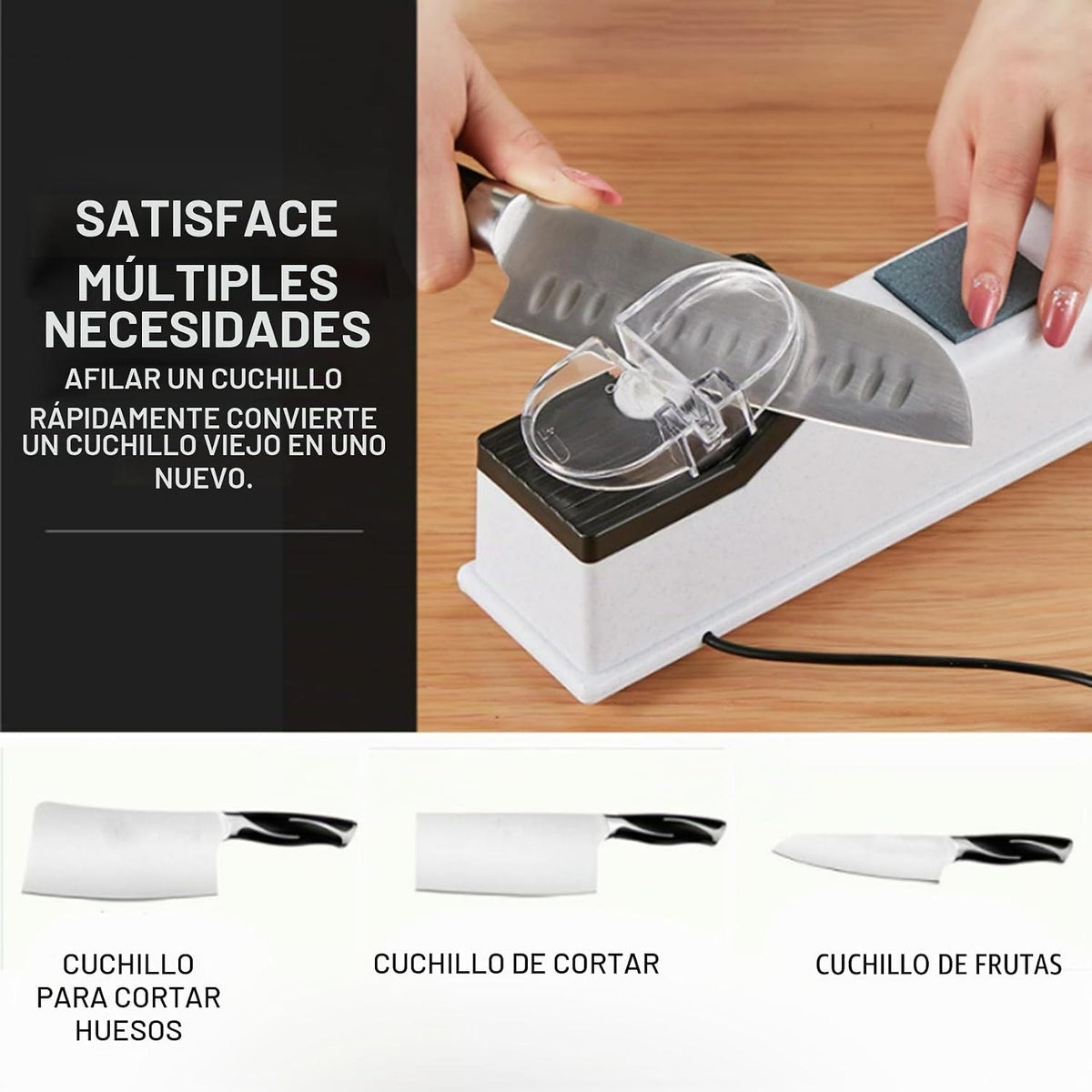 Afilando distintos tipos de cuchillos