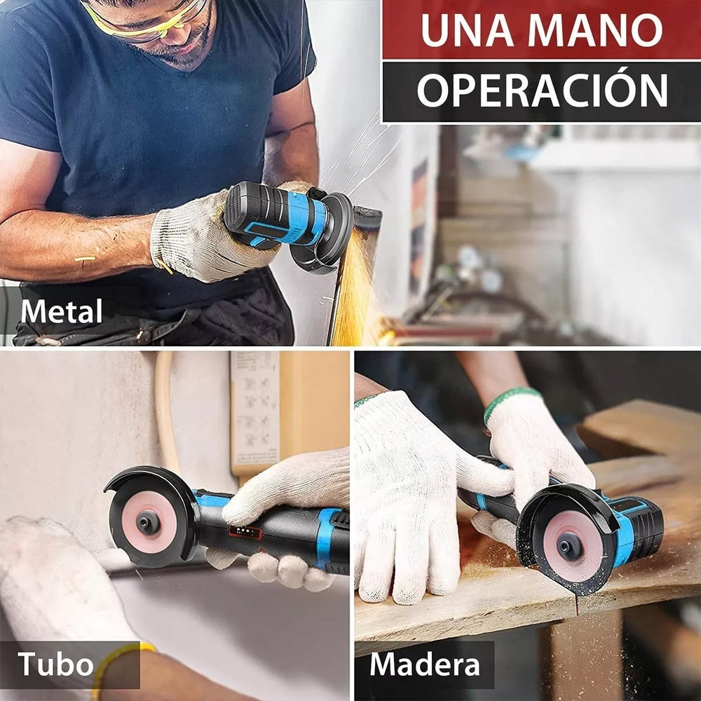 Amoladora Angular Brushless a Batería 125 mm 20V — Kit con Maletín comparativa