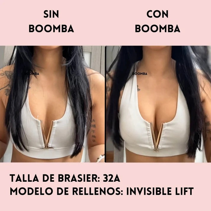 BOOMBA Invisible Lift — Rellenos Invisibles comparativa