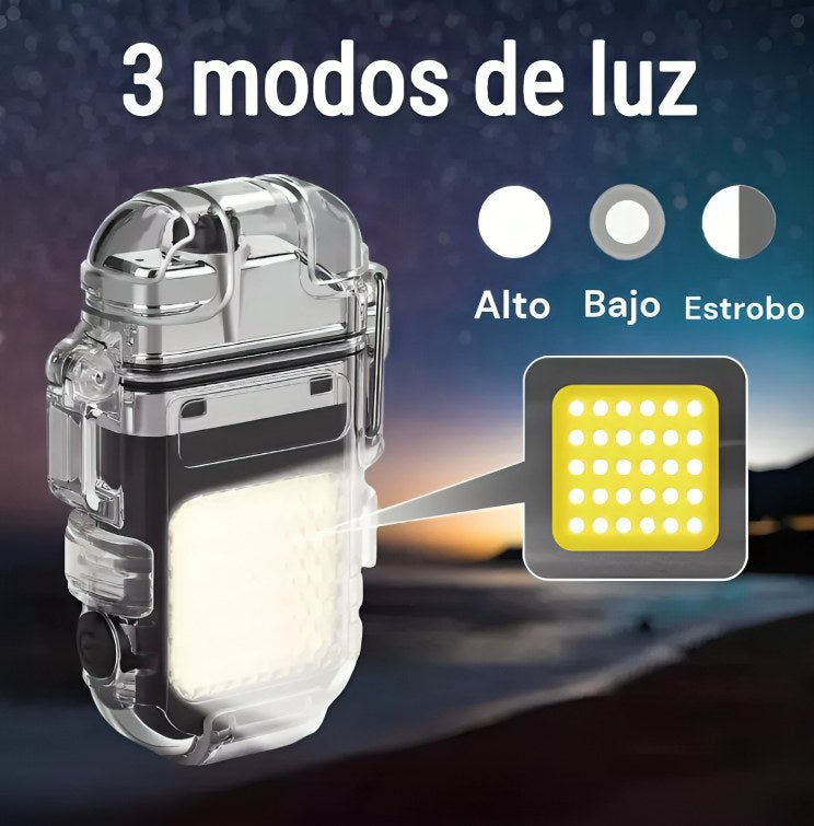 Linterna LED de 3 modos del encendedor