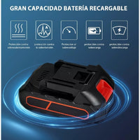 Mini Motosierra Eléctrica a Batería 6" — Kit con Maletín