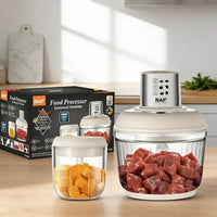 3 bowls de vidrio con tapa