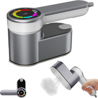Plancha de vapor portátil con pantalla LED