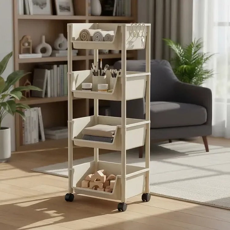 Estantería Multifuncional — Carrito Organizador con Ruedas