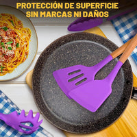 Silicona que no raya las ollas