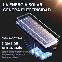 Panel solar y control remoto
