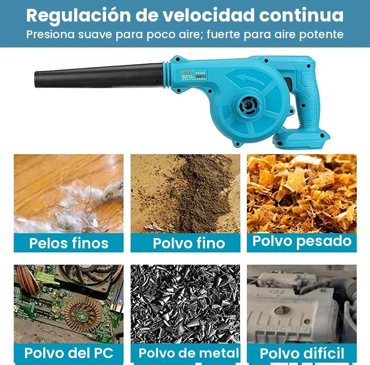 Regulación de velocidad continua del soplador