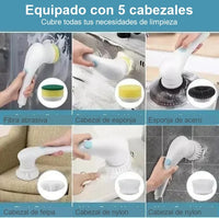 5 cabezales intercambiables