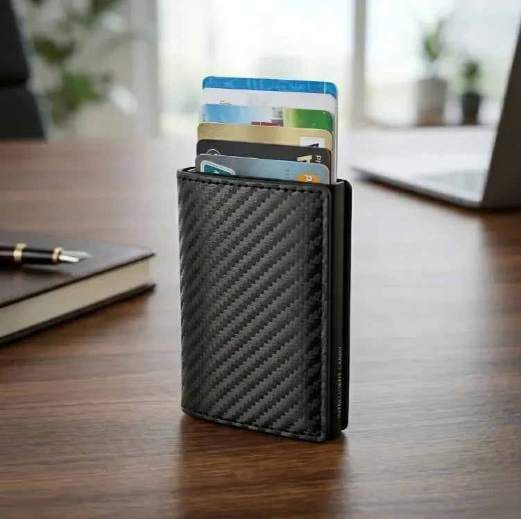 Billetera Kodex — Tarjetero Slim RFID de Fibra de Carbono