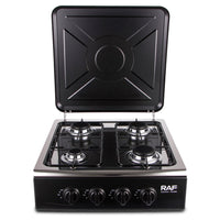 Cocina a gas 4 hornillas con tapa