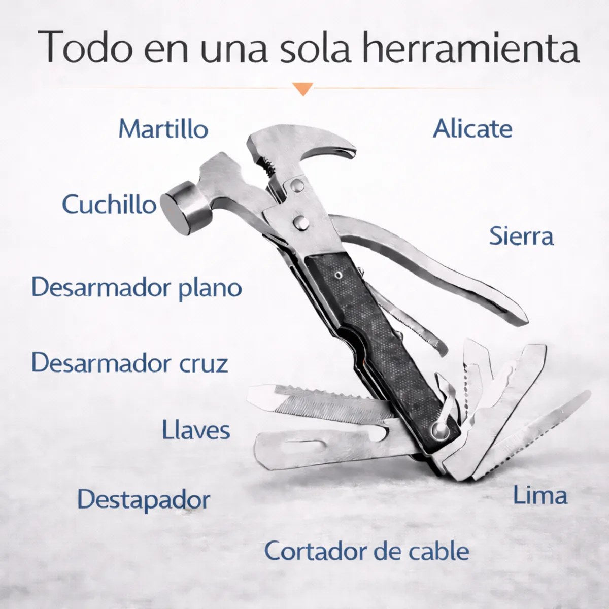 Las funciones del martillo multiuso
