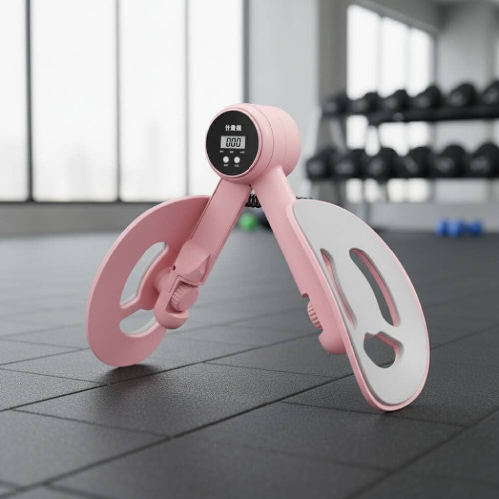 Ejercitador plegable rosado