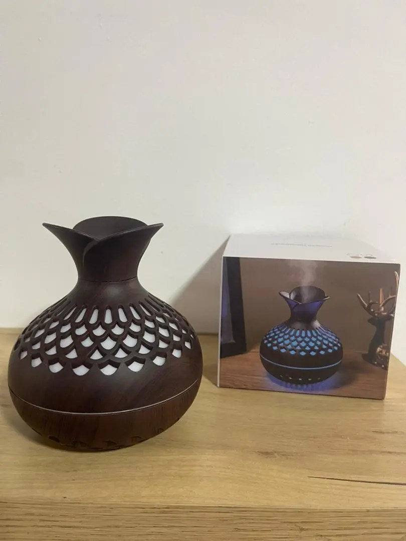 Foto real de Catalina Fuentes con el difusor recién llegado
